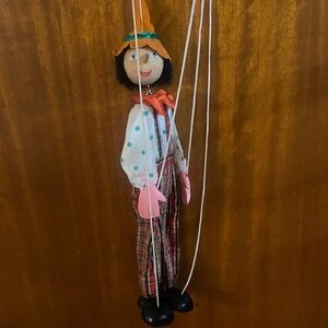 Colorful Marionette- Pinocchio style - Wooden Puppet